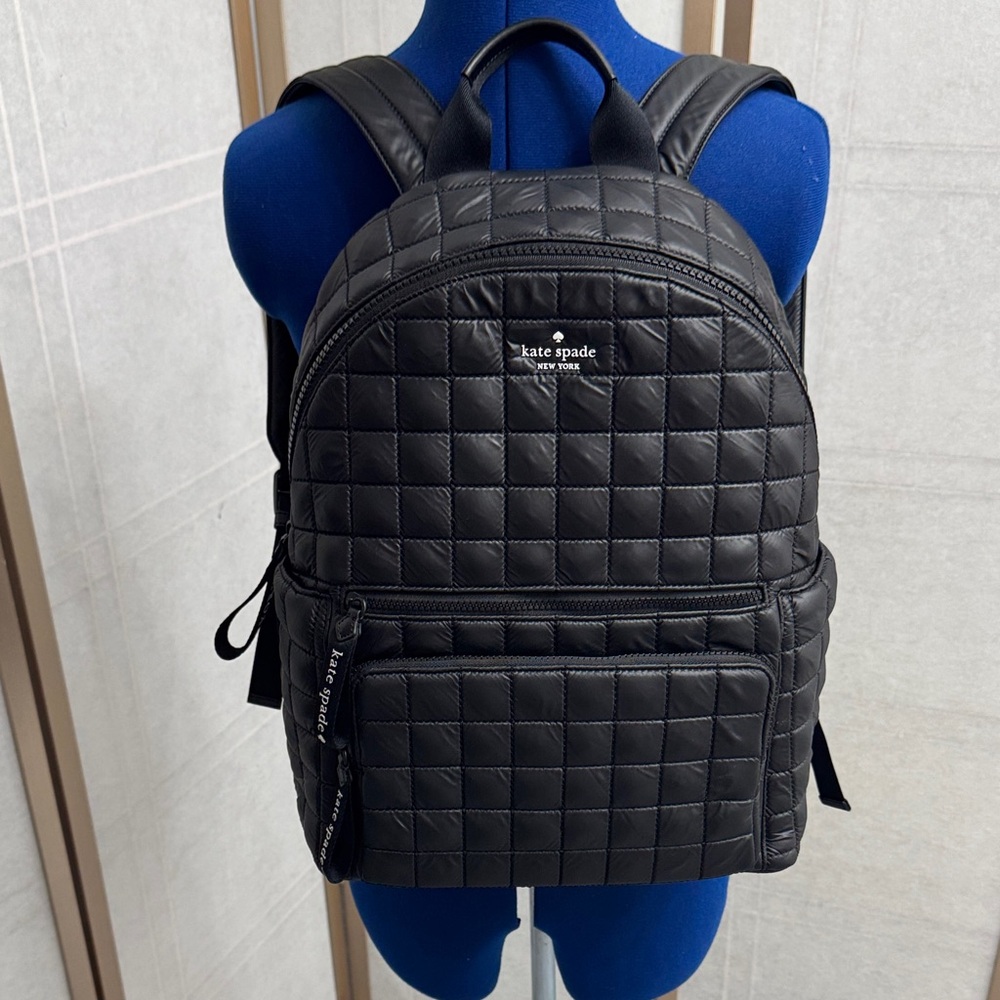 Kate Spade Quilted Black Men's Backpack